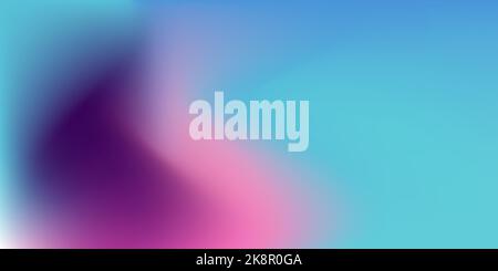 Colorful gradient wave texture for background design. Abstract light blurred color gradient template for greeting cards. Vector illustration Stock Vector
