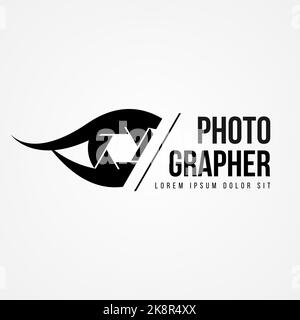 Camera symbol in modern style. Photographer. Vector illustration Stock Vector