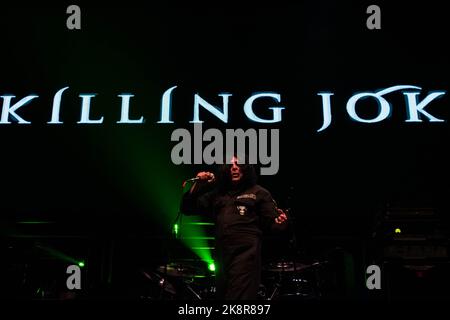 Photographs of Killing Joke performing at the OVO Hydro in Glasgow on the 21st October 2022 Stock Photo