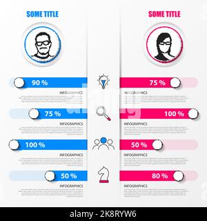 Organization chart. infographic design template. Vector illustration. Stock Vector