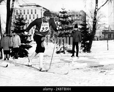 Oslo January 1970 Monolite race The two cross -country juniors Ivar ...