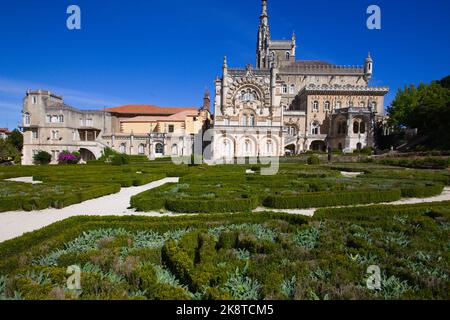 Portugal, Bucaco National Forest, Palace Hotel, Stock Photo