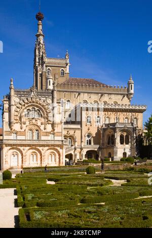 Portugal, Bucaco National Forest, Palace Hotel, Stock Photo