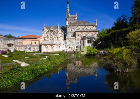 Portugal, Bucaco National Forest, Palace Hotel, Stock Photo