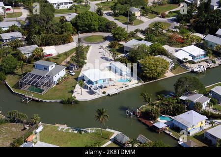 Fort Myers Beach Pre Hurricane Ian Stock Photo