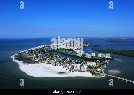 Fort Myers Beach Sanibel captiva before Hurricane Ian Stock Photo