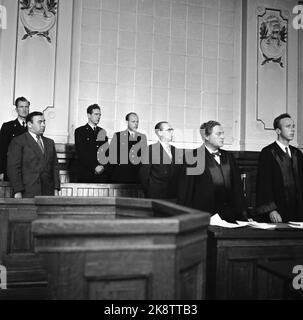 Oslo June 3, 1954. Judgment. Spy Convicted Asbjørn Sunde, Known As The 