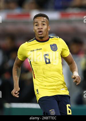 DUSSELDORF - Byron Castillo of Ecuador during the international ...