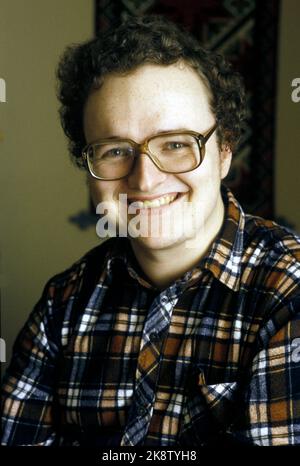 Oslo January 1985. Wolfgang Plagge, pianist and composer. Photo: Bjørn Sigurdsøn / NTB / NTB Stock Photo