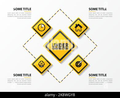 Infographic design template. Creative concept with 4 steps. Can be used for workflow layout, diagram, banner, webdesign. Vector illustration Stock Vector