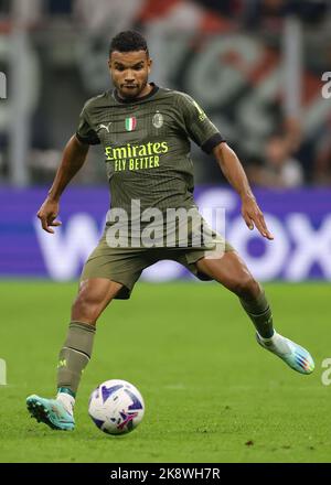 Milan, Italy, 22nd October 2022. Junior Messias of AC Milan during the Serie A match at Giuseppe Meazza, Milan. Picture credit should read: Jonathan Moscrop / Sportimage Stock Photo