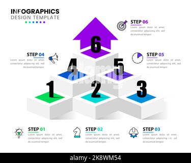 Process hierarchy icon. Isometric of process hierarchy vector icon for ...