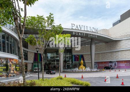 Kuala Lumpur,Malaysia - October 24,2022 : Exterior view of the Pavilion Bukit Jalil, people can seen exploring around it. Stock Photo