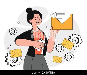 New message concept Stock Vector