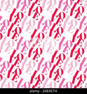 Love Colourful Seamless vector pattern Stock Vector