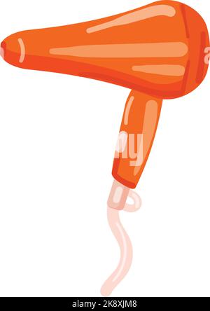 Small hair dryer icon cartoon vector. Dry blow Stock Vector