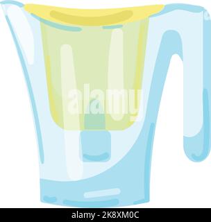Water filter icon cartoon vector. Purification system Stock Vector