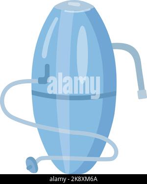 Tank filter icon cartoon vector. Water purification Stock Vector