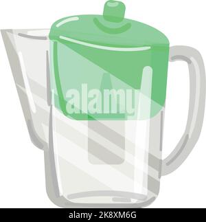 Osmosis filter icon cartoon vector. Water purification Stock Vector