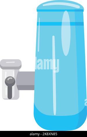 Water cooler icon cartoon vector. Purification system Stock Vector