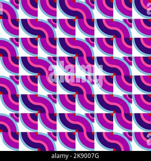 Abstract minimalist vector geometry, punchy forms and colors that demand attention, seamless Stock Vector