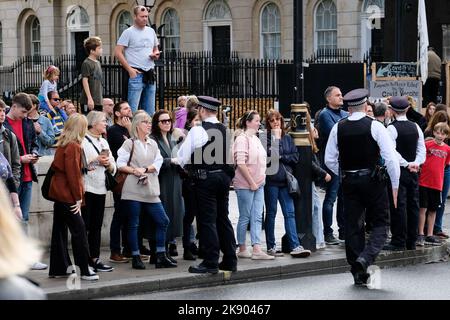 Whitehall, London, UK. 25th Oct 2022. New Prime Minister Rishi Sunak at Downing Street. Credit: Matthew Chattle/Alamy Live News Stock Photo