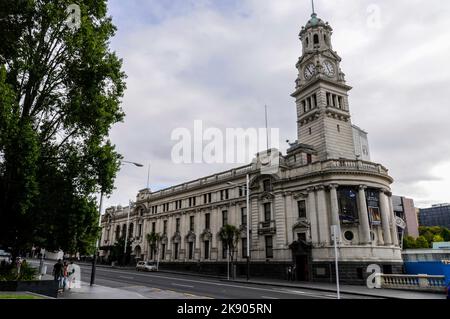 Auckland Town Hall ( Where the Mayor has his office ) in Queen Street, Auckland on  North Island in New Zealand. Stock Photo