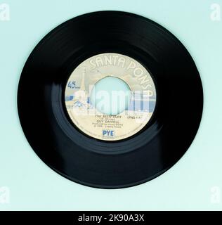 Northern Soul single "I've Been Hurt" by Guy Darrell on the Pye label, 7" vinyl 45rpm disc Stock Photo