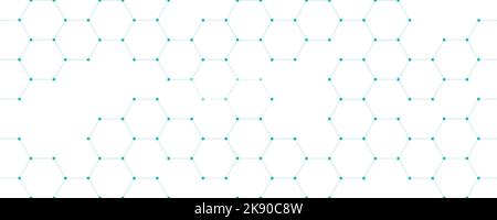 grey technical honeycomb background digital electronics vector Stock Vector