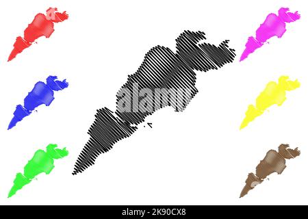Guanaja island (Republic of Honduras, Cenrtal America, Caribbean ...