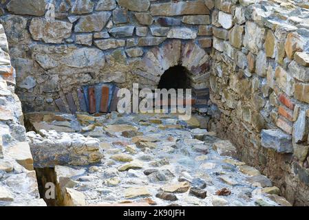 Archaeological site The Sarkamen Imperial Palace in East Serbia Stock Photo