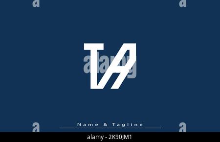 Alphabet letters Initials Monogram logo TR , RT Stock Vector