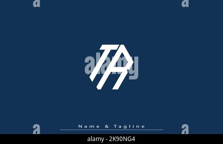 Alphabet letters Initials Monogram logo TR , RT Stock Vector