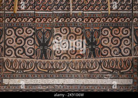 Toraja Design Traditional Art decoration of the Tongkonan traditional house. The ...