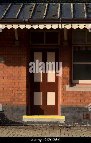 Wilmcote railway station, Warwickshire, England, UK Stock Photo