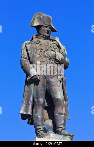 Monument to Napoleon I (1769-1821), Emperor of the French, in Ajaccio (Corse-du-Sud), France Stock Photo