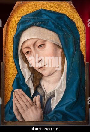 Mater Dolorosa – Mother of Sorrows (around 1495–1500) by Aelbrecht Bouts (circa 1452–1549). Oil on panel. Stock Photo