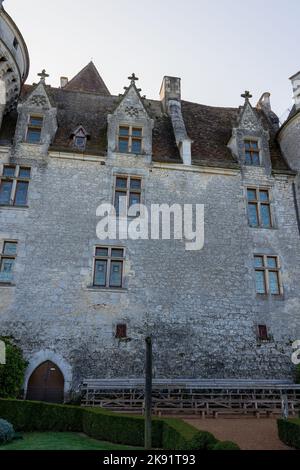 Chateau des Milandes, former home of Josephine Baker, magnificent castle in Dordogne France Stock Photo