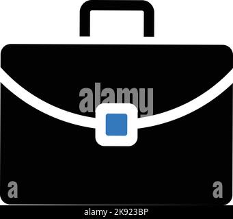 Bag suitcase work carry icon Stock Vector