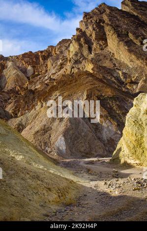 Golden Canyon Hike in Death Valley National Park in California Stock ...