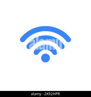 Wifi symbol vector icon wireless internet signal. Wifi web mobile phone icon sign digital network communication. Stock Vector