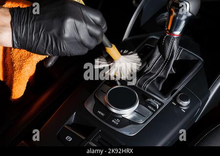 Steam Cleaning Gearbox Dashboard Car Vaping Steam Cleaning