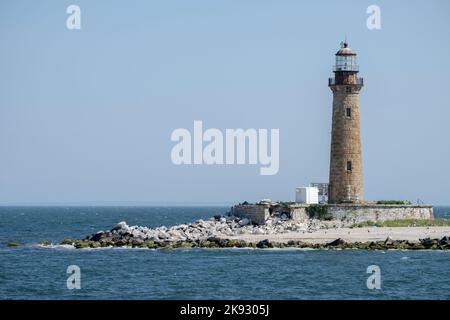 New York - Little Gull Island. Little Gull Island Light Station, New