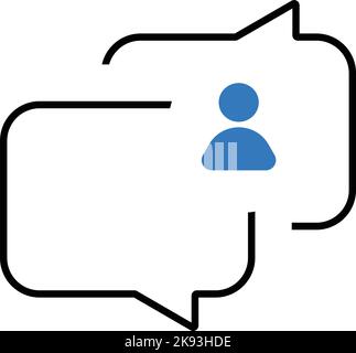 Chat comments communication icon Stock Vector