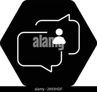 Chat comments communication icon Stock Vector