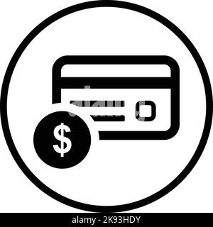 Card essential app icon Stock Vector