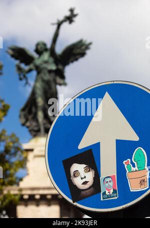 Rome, Italy. 22nd Sep, 2022. Ponte Vittorio Emanuele II. (Credit Image: © Mark Avery/ZUMA Press Wire) Stock Photo