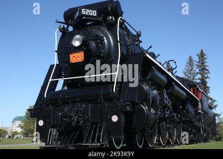 Locomotive Train outside the Canada Science and Technology Museum in Ottawa, Ontario, Canada