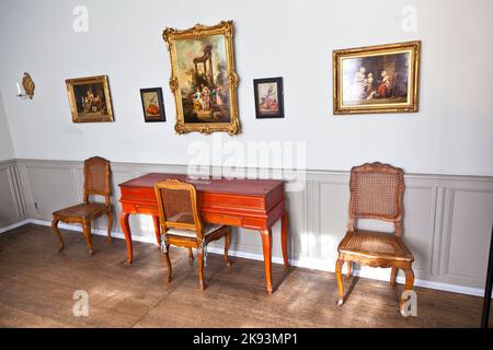 Inside Goethe House, Goethe's home which is now a museum Stock Photo ...