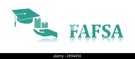 Illustration of a fafsa concept Stock Photo